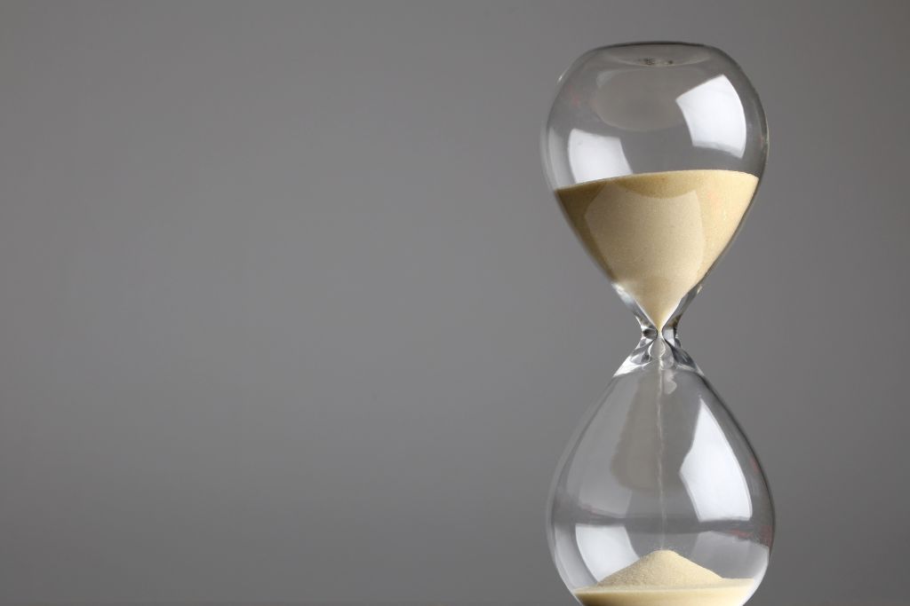 Picture of a sand timer for a blogpost Why timeouts and punishments are harmful for children of all ages